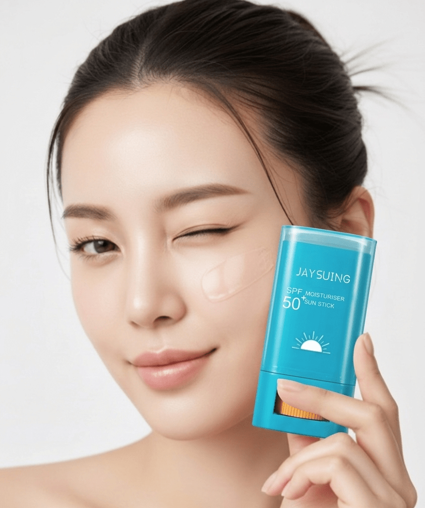 SPF 50+ Korean Sunscreen Stick for Moisturizing and Brightening - KZ Beauty & Wellness
