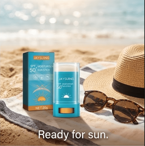 SPF 50+ Korean Sunscreen Stick for Moisturizing and Brightening - KZ Beauty & Wellness