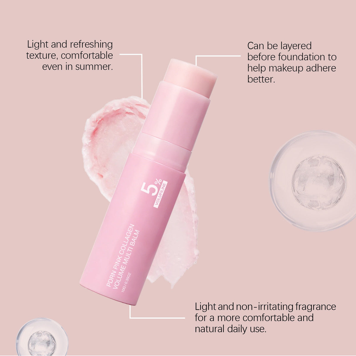 PDRN and 5% Volufiline Multi Balm Stick - KZ Beauty & Wellness