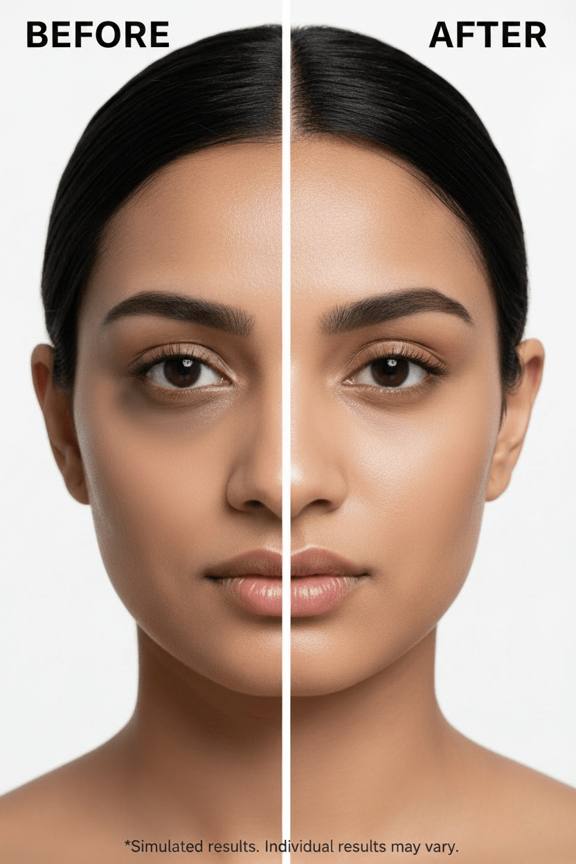 Calcium Eye Cream for Dark Circles and Fine Lines - KZ Beauty & Wellness